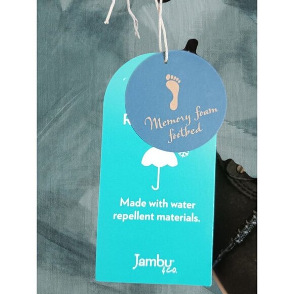 Jambu JBU W Black Waterproof Lace-Up Boots With Memory Foam Footbed size 7.5M - Picture 6 of 15